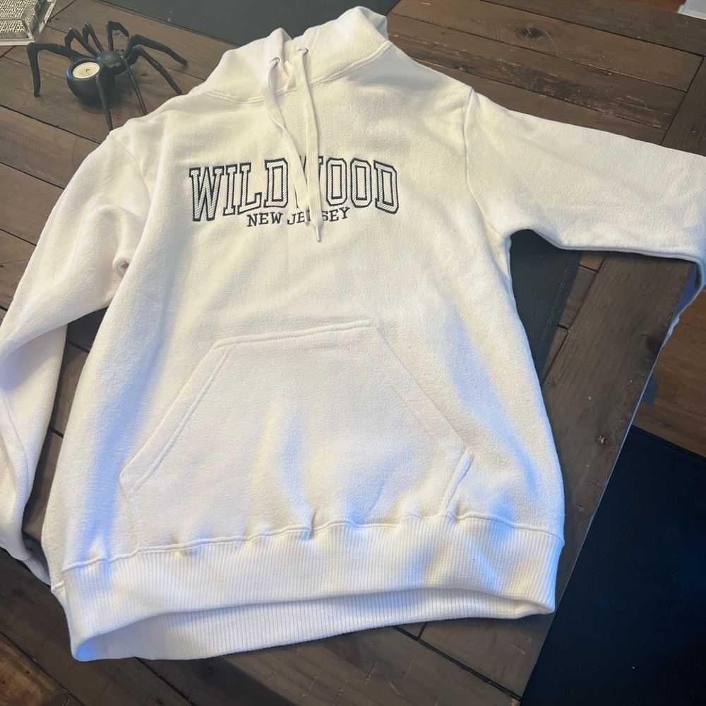 Wildwood New Jersey White Hoodie